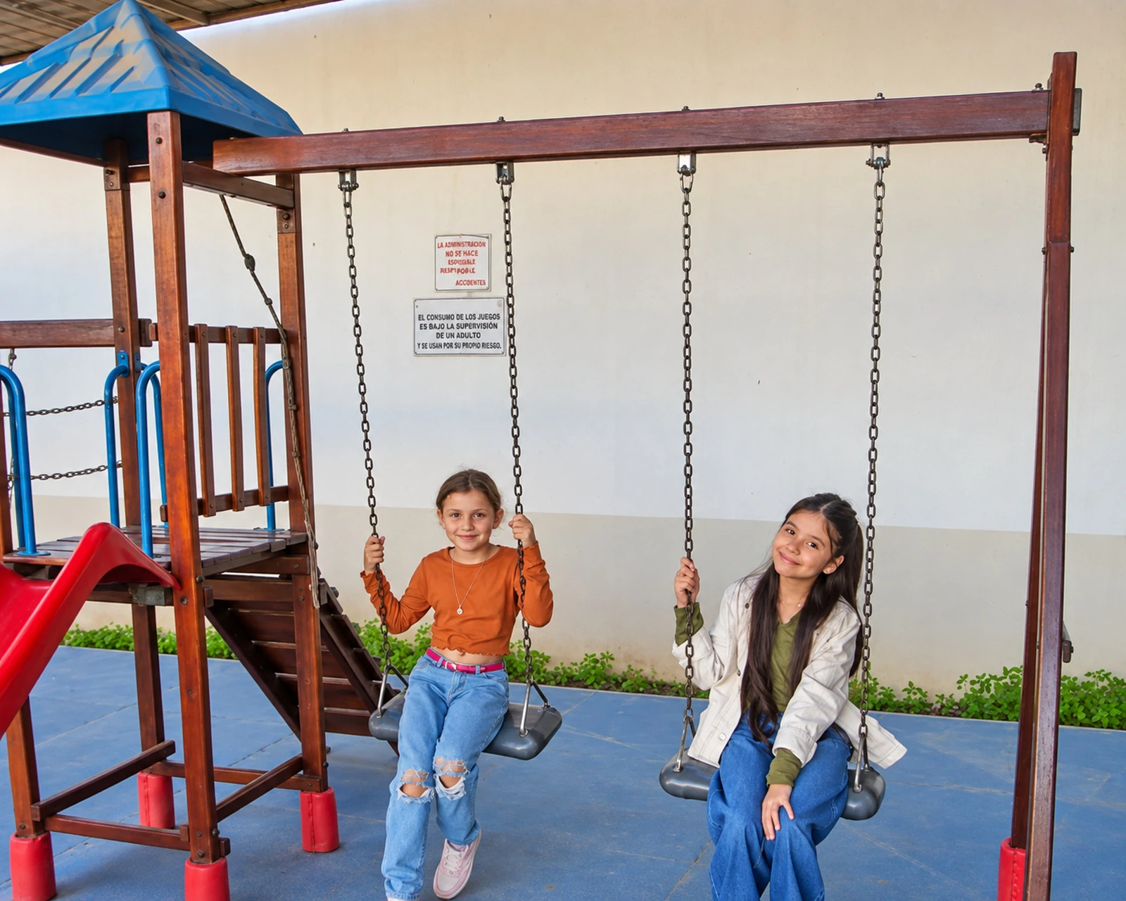Espacio de juegos infantiles en Tasco