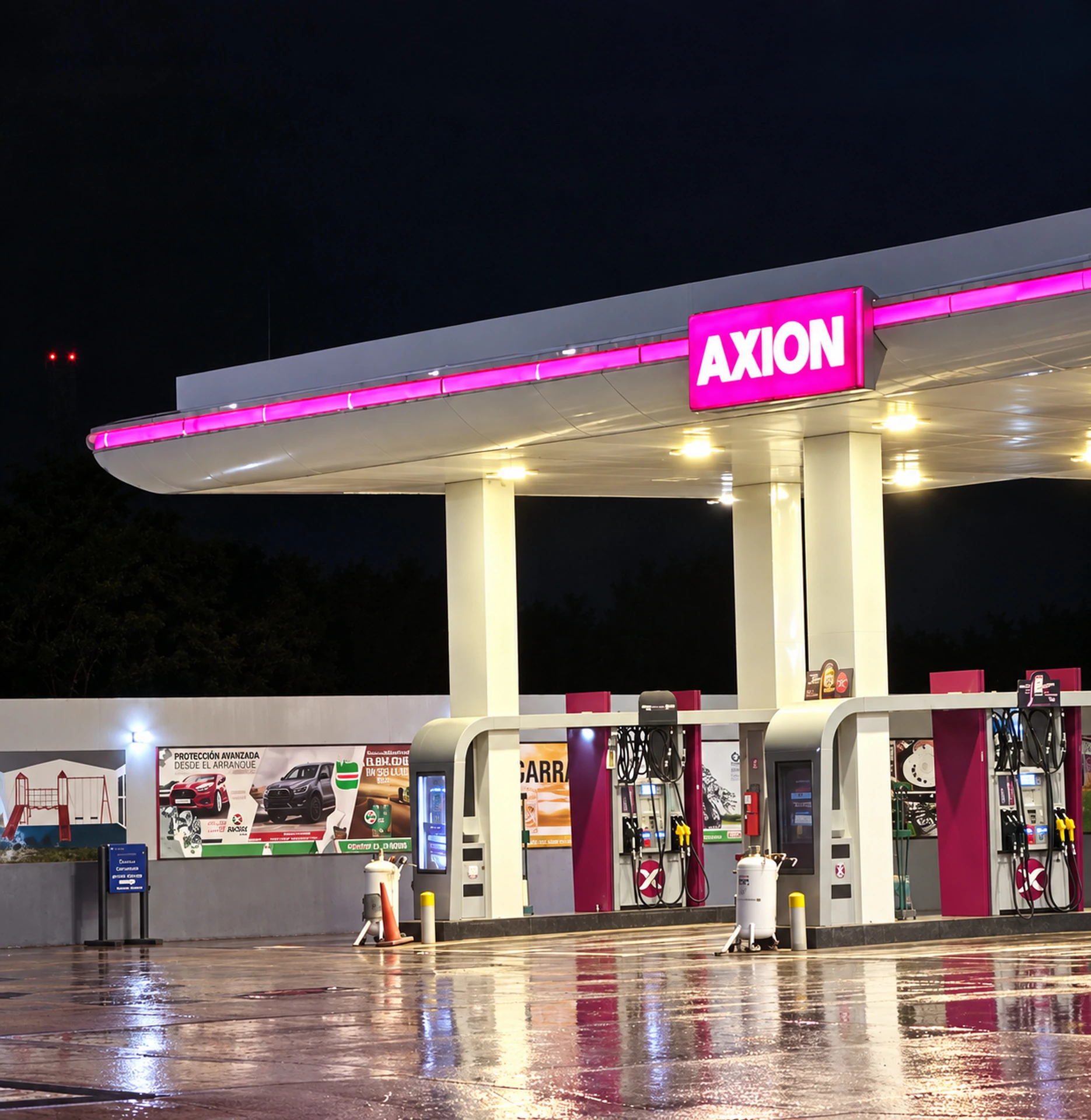 La playa de combustibles de Tasco AXION en Tartagal
