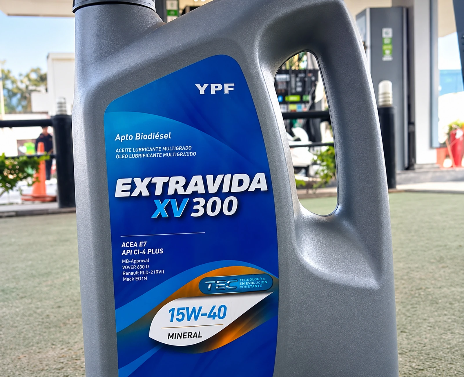 Envase de lubricante YPF Extravida